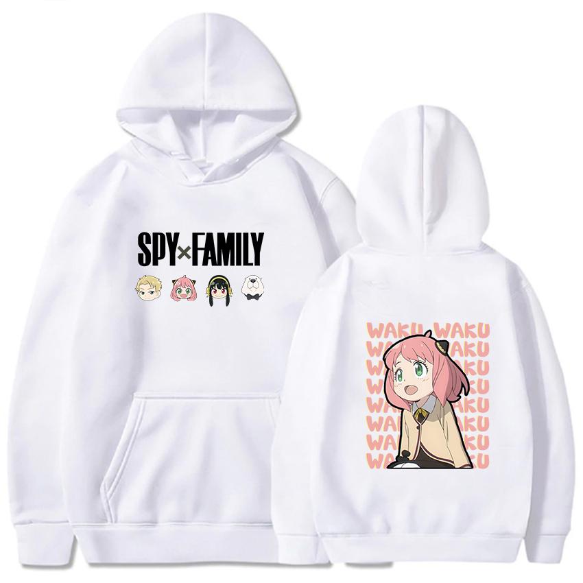 Горячая аниме-шпионка x семья Аня Форджер с графическим принтом, с капюшоном для мужчин и женщин, распространенные толстовки с капюшоном, повседневная уличная одежда, толстовка унисекс в стиле Харадзюку