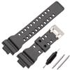 Watchband 16mm PU Watch Band Strap Replacement Black Waterproof Watchbands Accessories For GA-110 / GA-100 / GA-120 / GA-200