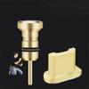 Retrieve Card Pin Charging Port Cover Metal Dust Plug for Android Phone 3.5mm Jack Micro USB