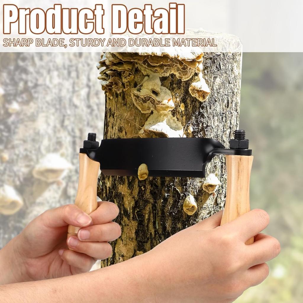 Строгальный нож Инструмент для строгания поваленного дерева Эффективный Удобная рукоятка Инструмент для снятия коры дерева для деревообработки Инструмент для снятия коры Не заточен