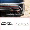 For Volkswagen VW Touareg Car Four-out Tail Throat Decorative Frame Exhaust Pipe Cover Frame
