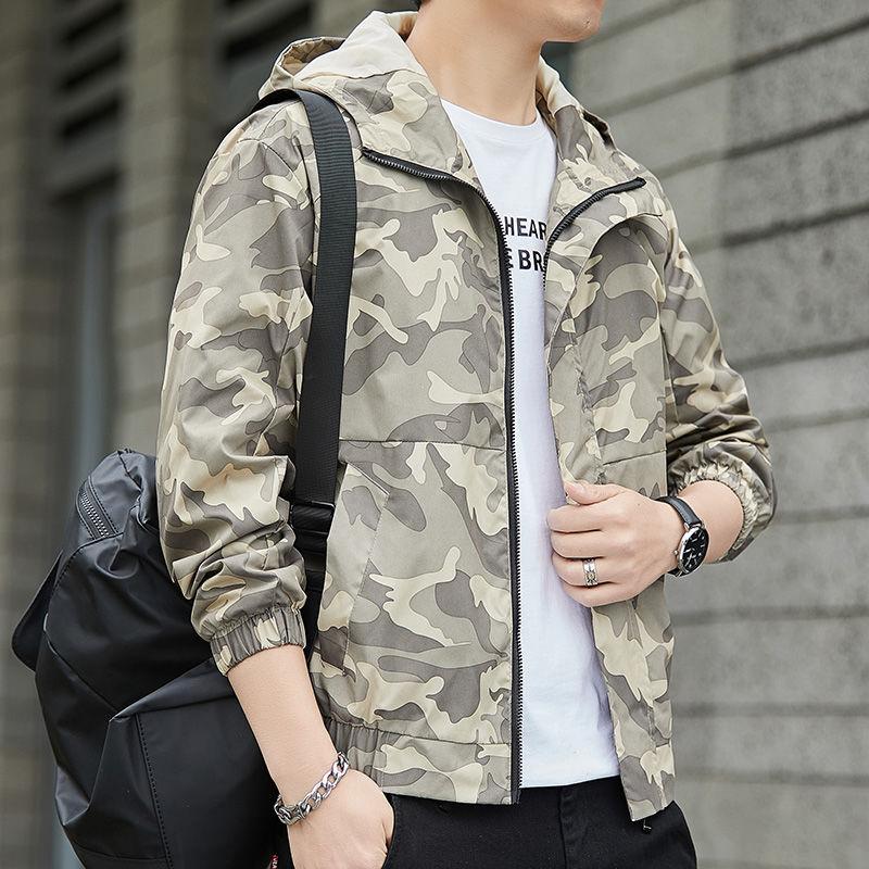 Мужская походная велосипедная куртка с капюшоном, уличные куртки, военная камуфляжная ветровка, повседневные куртки-карго, мужские пальто