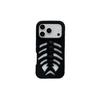 Силиконовый чехол для iPhone 13 14 15 16 17 Pro Max с рисунком рыбьего скелета 3D