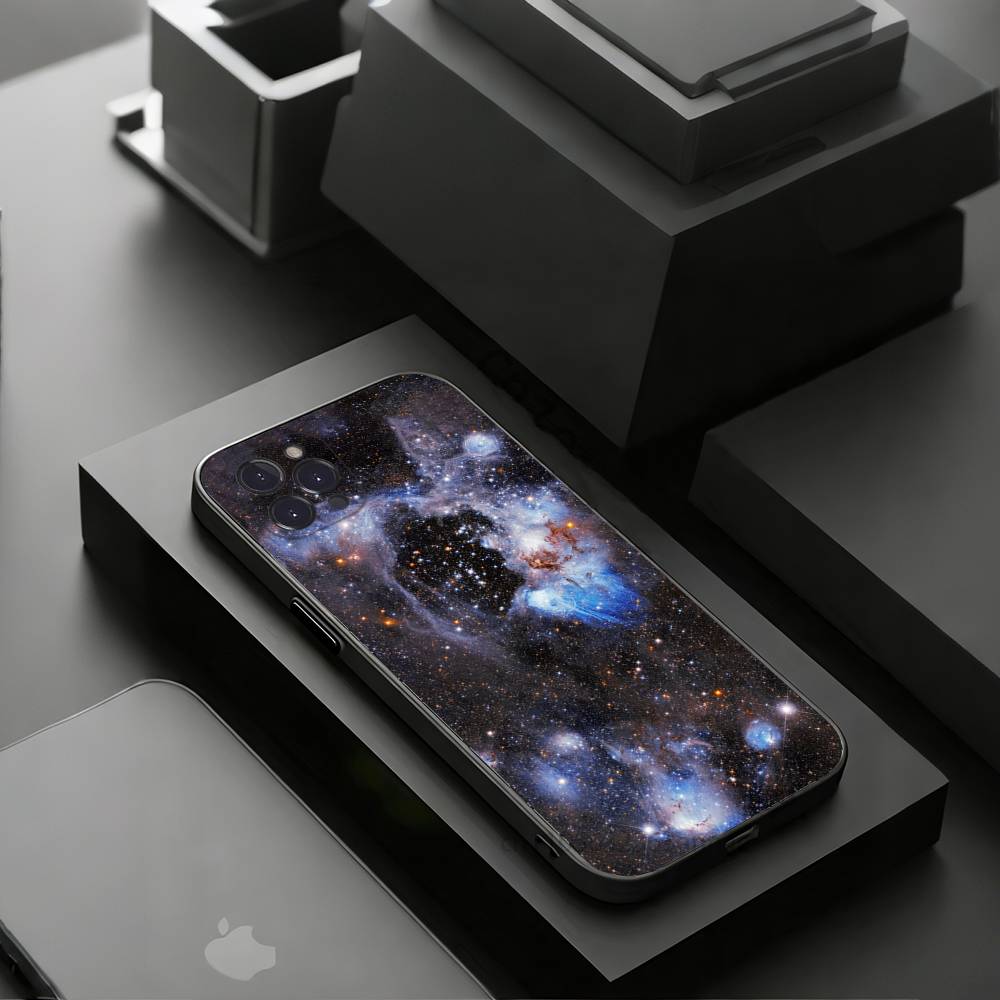 Чехол для телефона "Звезды Земли Космос" Для iPhone 17 16 15 14 13 12 11 Pro Xs Max Mini Plus Противоскользящий Ударопрочный Жесткий