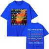 Rock Band Radiohead in Rainbows Album Merch T-shirt Men Women Clothing Y2k Fashion T-shirts Summer Casual Loose Cotton T Shirts