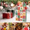 5 шт. 24 дня Рождественский Адвент-календарь Обратный отсчет до Рождества Календарь Украшение Пустые Коробки Пополняемый Адвент Рождественский Подарок 2025