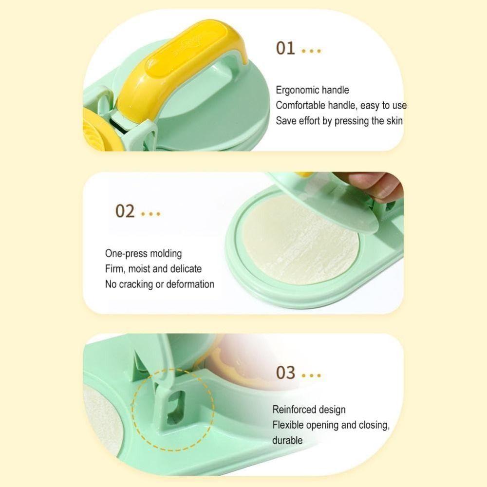 3 In 1 Dumpling Maker Kitchen Dumpling Making Tool Dumpling Skin Maker New DIY Dumpling Maker