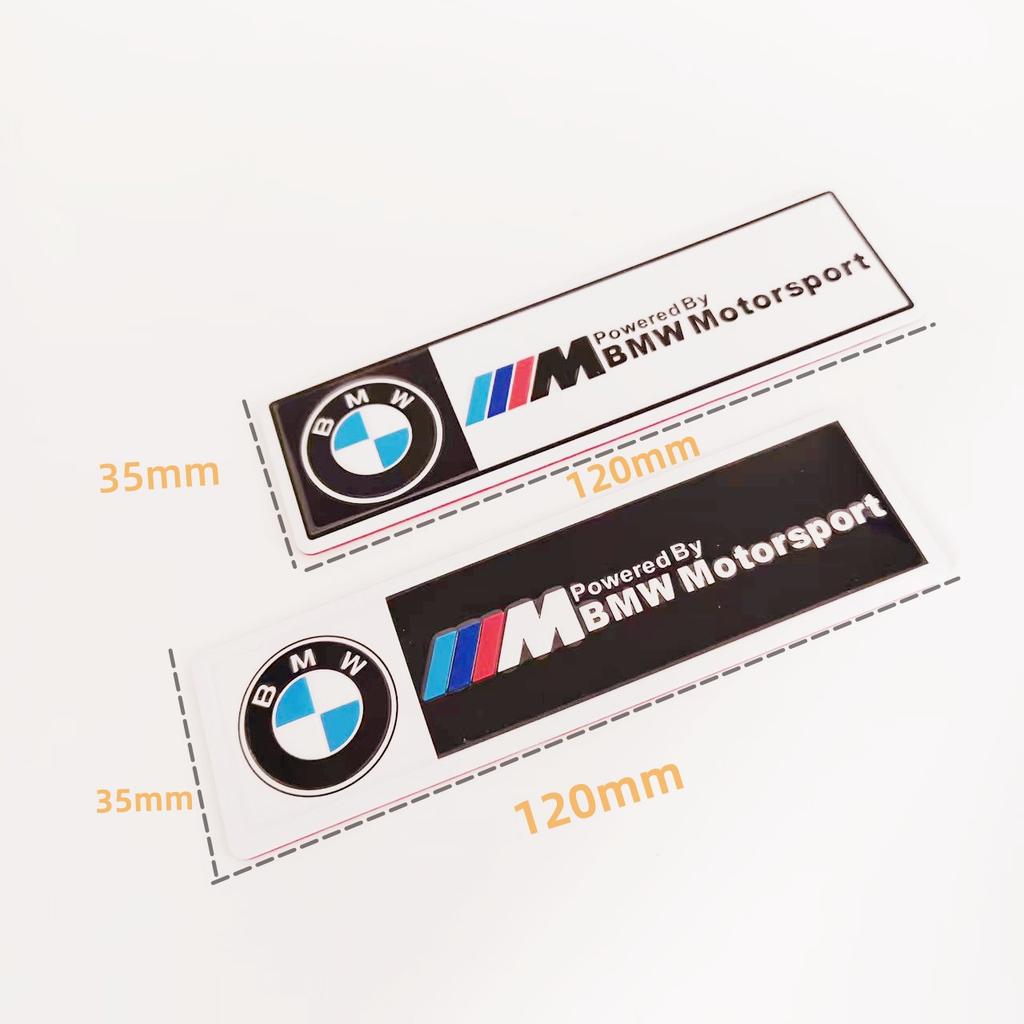 Luxury Metal Sport Car Fender Tail Emblem Badge Sticker for BMW M Series Compatible with E46 E39 E90 E60 E36 E30 E34 F30 F10 F20