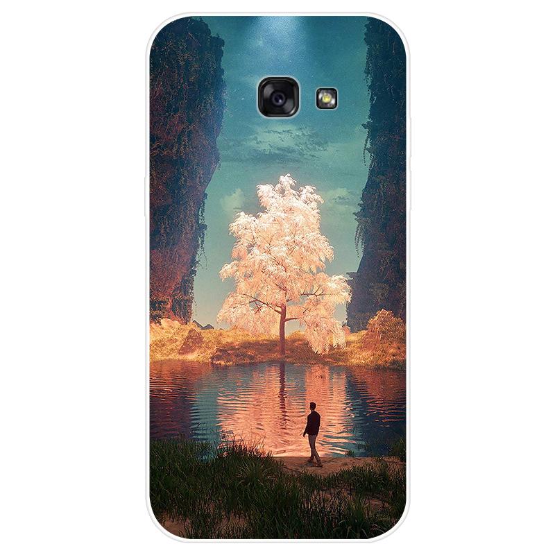 Для Samsung Galaxy A 5 A52017 SM-A520F чехол Мягкая силиконовая задняя крышка модный чехол для телефона с мультяшным рисунком