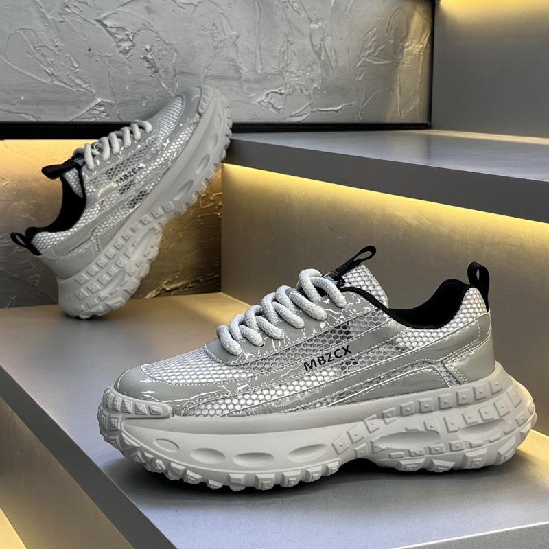 Летние новые дышащие сетчатые туфли на платформе в стиле dad shoes mbz