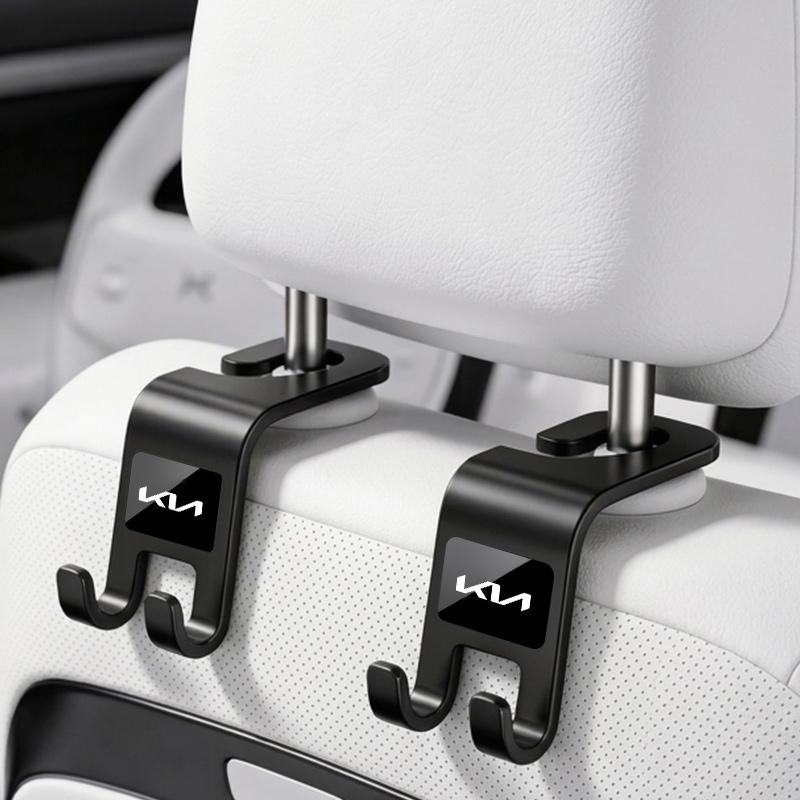 AAOC1 Universal Car Seat Headrest Hook Hanger Storage Car Back Seat Hooks Organizer Holder Clips for Handbag Accessories for Kia KN