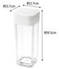 Yamazaki Контейнер для соли и специй Белый W3.7×D3.7×H9.5cm Tower Сдвижная крышка 2863