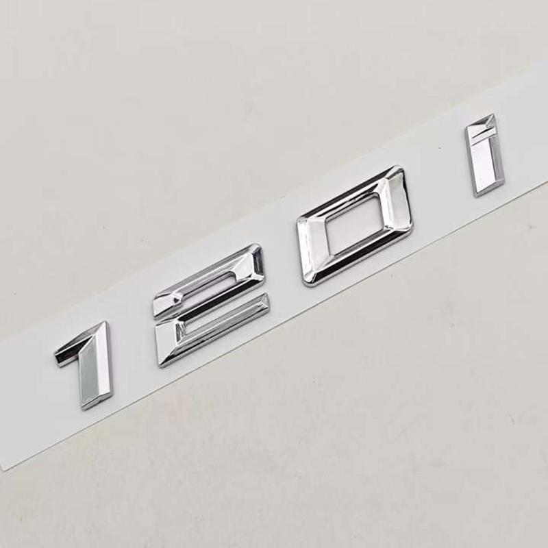 3D ABS Car Styling Logo 118i 120i 125i Badge Rear Trunk Emblem Sticker Decals For BMW 118i 120i 125i Auto Tail Accessories