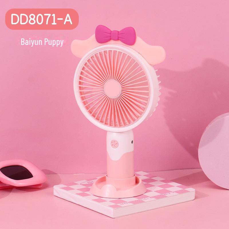 Портативный USB-вентилятор с рисунком - мини-настольный электрический вентилятор для использования на открытом воздухе