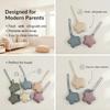Portable Silicone Storage Box Star Shape Stroller Storage Bag Gifts Pacifier Storage Bag  On-The-Go