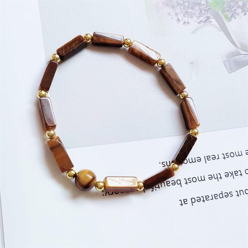 Браслет из натурального аметиста с квадратными бусинами-разделителями и розовой кристаллической энергией, модный свежий дизайн