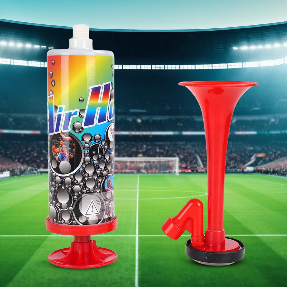 Air Pressure Trumpets Soccer Air Cheering Horn Handheld Loud Voice Reusable Mini Handpush Pump Air Horn for Football Sport