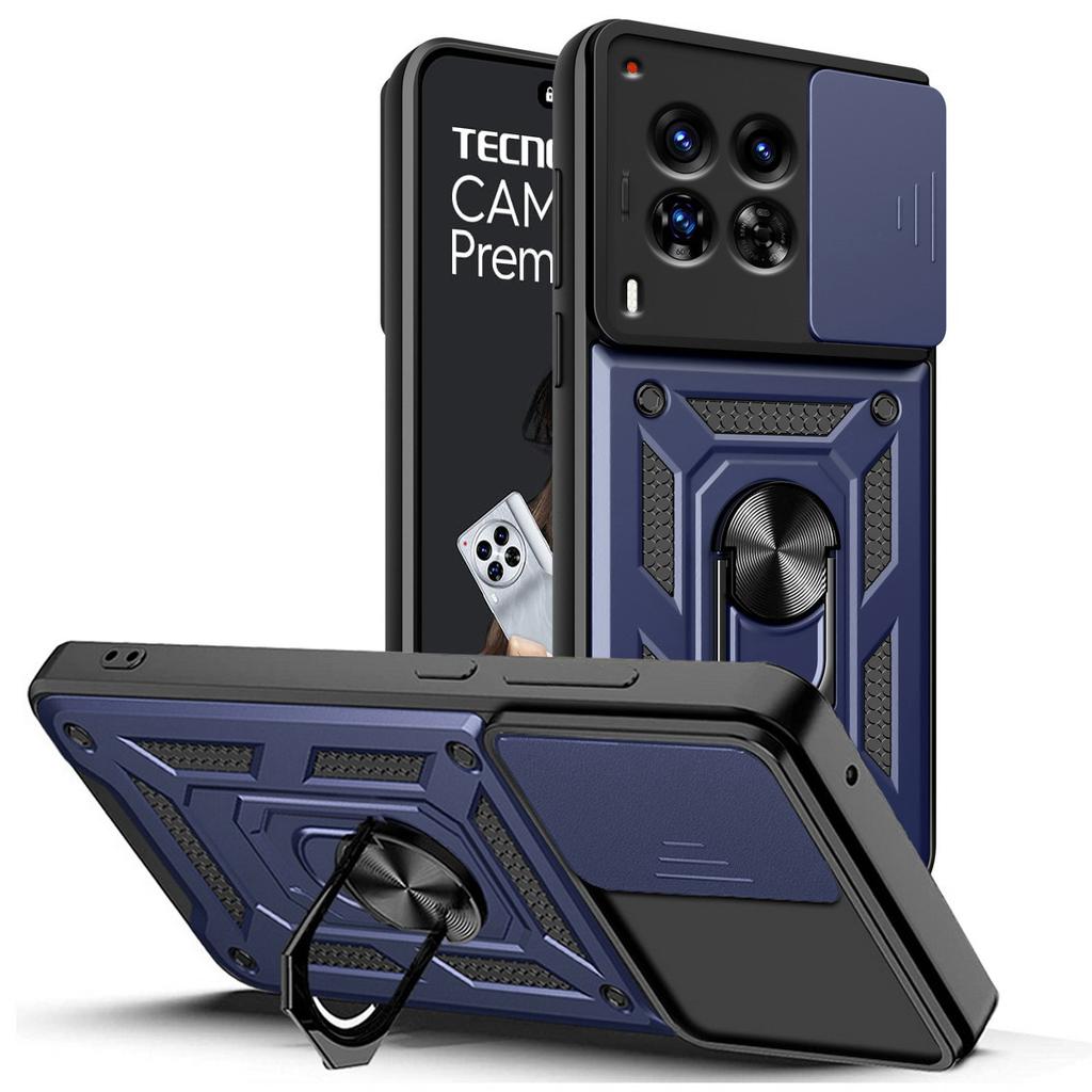 Защитный чехол для камеры Tecno Camon 30 Premier 30 Pro 20 Pro 19 18 18P Spark 20 Pro + 20 20C 10 Pro Armor Hybrid Ring, задняя крышка