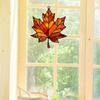Maple Leaves Acrylic Ornament Fall Leaves Pendant Window Decor Maple Leaves Holiday Ornaments Stained Fall Decorations Acrylic
