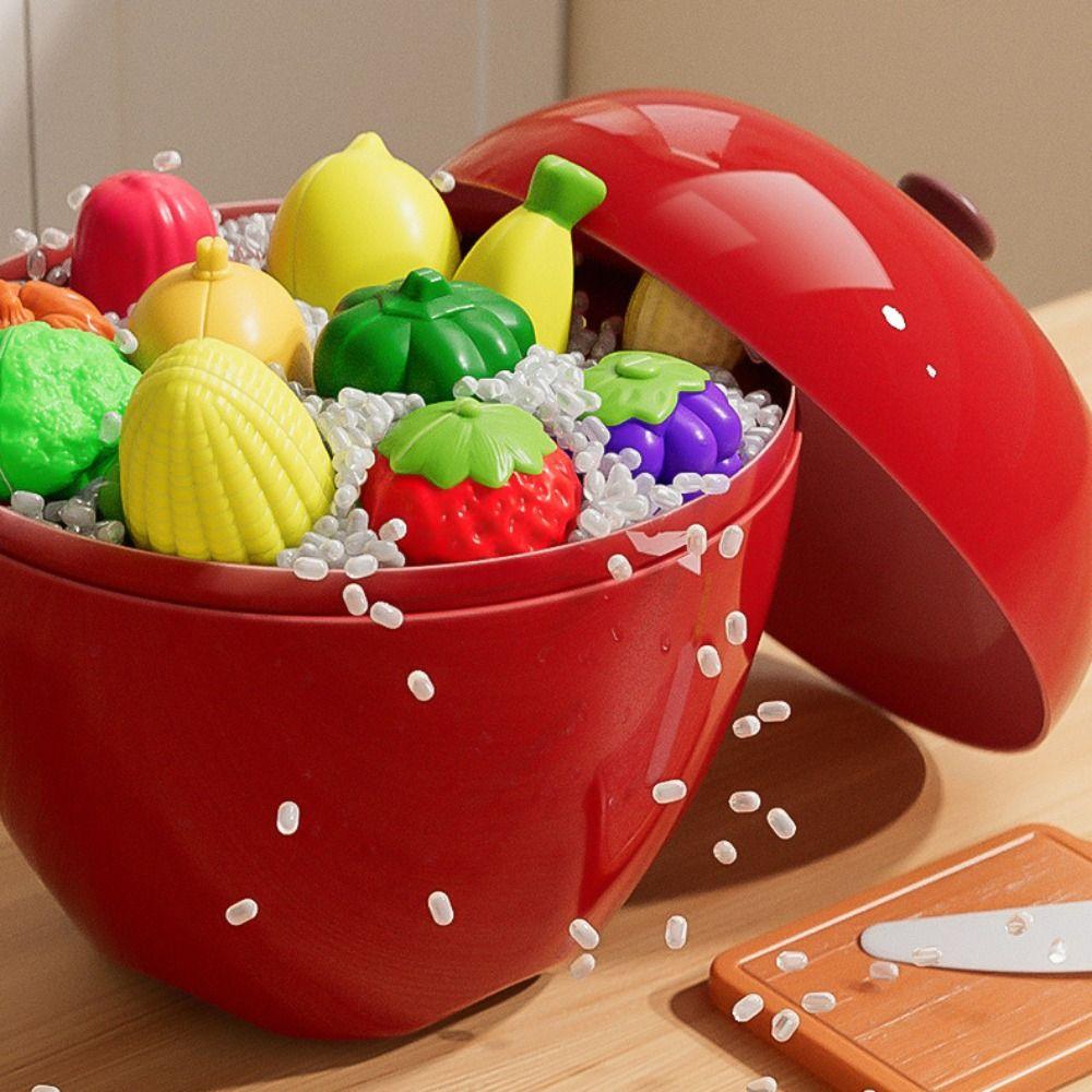 25/32PCS 25/32PCS Fruits Cutting Toy Set Early Educational Mock Fruit Cutting Toy Children Play