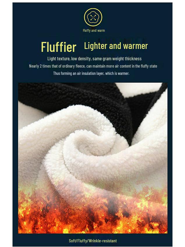 Двусторонняя куртка из овечьей шерсти: Модный мужской и женский хлопковый стеганый пальто Зима 2025