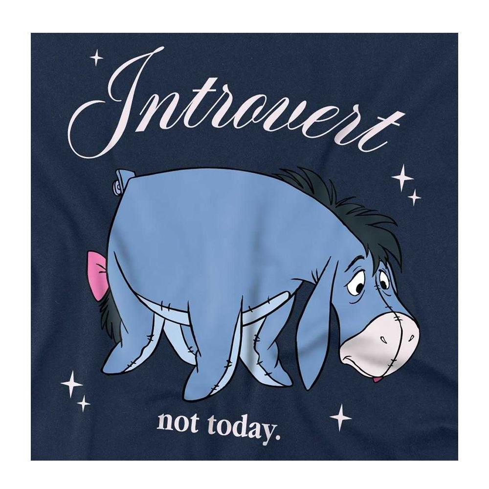Winnie the Pooh Unisex Adult Introvert Eeyore T-Shirt
