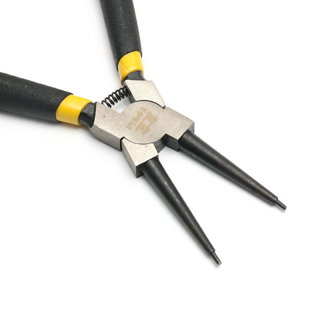 Прямые внешние плоскогубцы Набор из 4 плоскогубцев для стопорных колец Комбинация внешних прямых изогнутых стопорных колец 7 дюймов