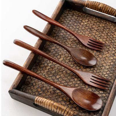 Ручная работа деревянная вилка натуральный обеденный набор новая кухонная ложка вилка кухонные принадлежности