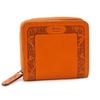 Кошелек с отделением для монет из натуральной кожи Antico Orange для женщин DA-36481-34