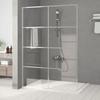VidaXL Shower Wall Screen Partition Shower Cabin Bathroom Interior Splash Resistance Silver 140x195 152139