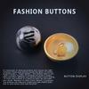 10Pcs Round Metal Buttons Clothes Tops Sweaters Decorative Buttons Coats Retro Buttons High-End Exquisite