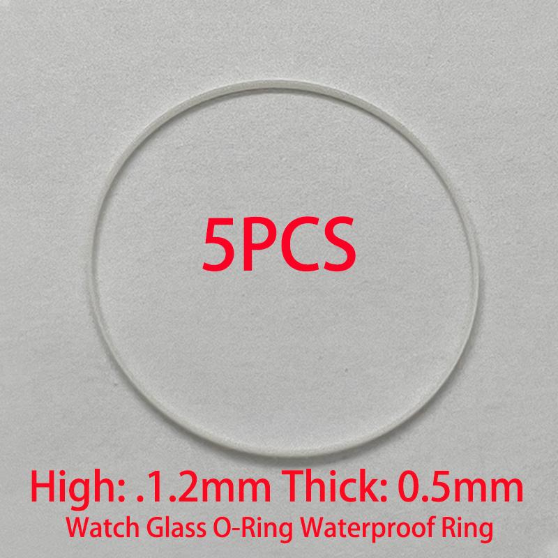 Watch Glass O-Ring Waterproof Gasket Ring Dia 25mm-36.5mm High 1.2MM Thick 0.5MM Watch Glass O-Ring Watch Part 3