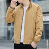 Cotton Spring and Autumn Spring and Autumn Men's Stand-Up Collar Jacket Casual Loose Baseball Top Jacket Jacket