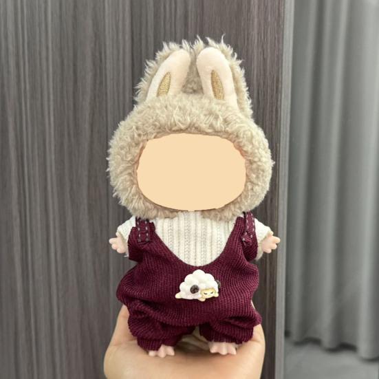 Doll Clothes Set for 17cm Labu-bu Luxury Chic Style Outfit Unique Doll Clothing Set Fashionable Doll Accessories for Collectors