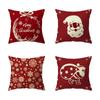 Наволочки с рождественской тематикой Аксессуары для автомобиля Офис Санта-Клаус Гостиная Диван Домашние наволочки