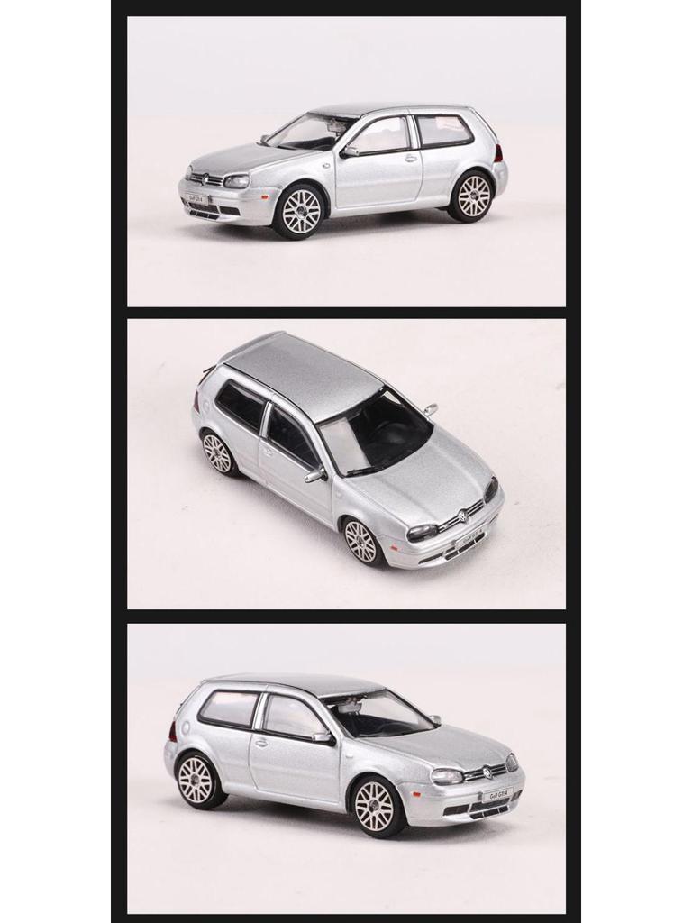 НОД 1:64 Модель автомобиля из сплава Volkswagen Golf MK4 GTI Юбилейное издание, 2-дверная и 4-дверная симуляция.