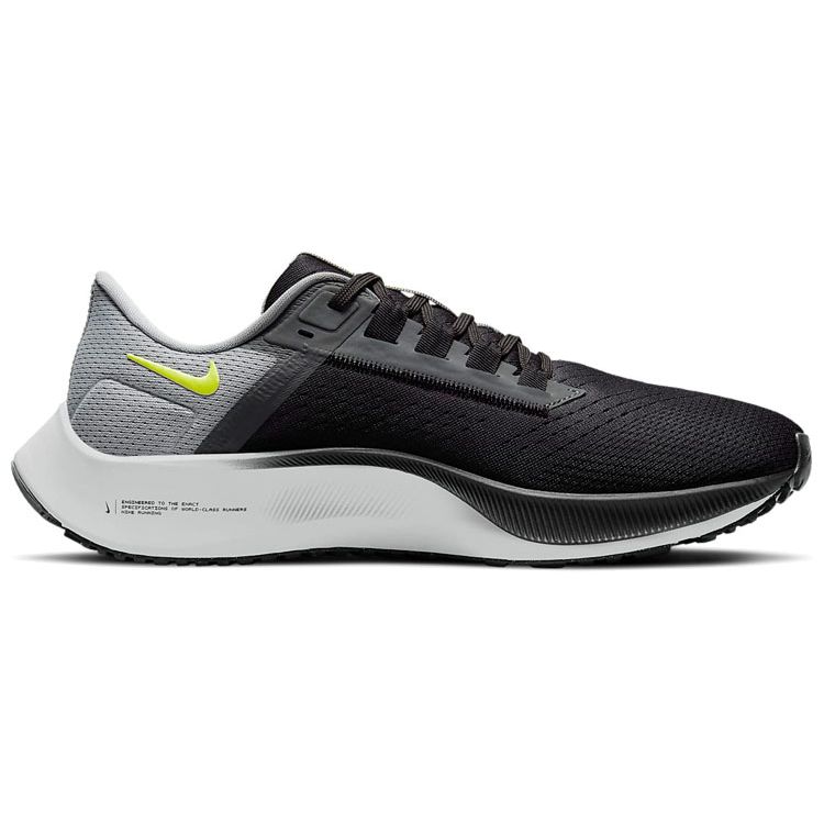 Nike Air Zoom Pegasus 38 Dark Smoke Grey Volt Мужские кроссовки Светло-Дымчато-Серые CW7356-005