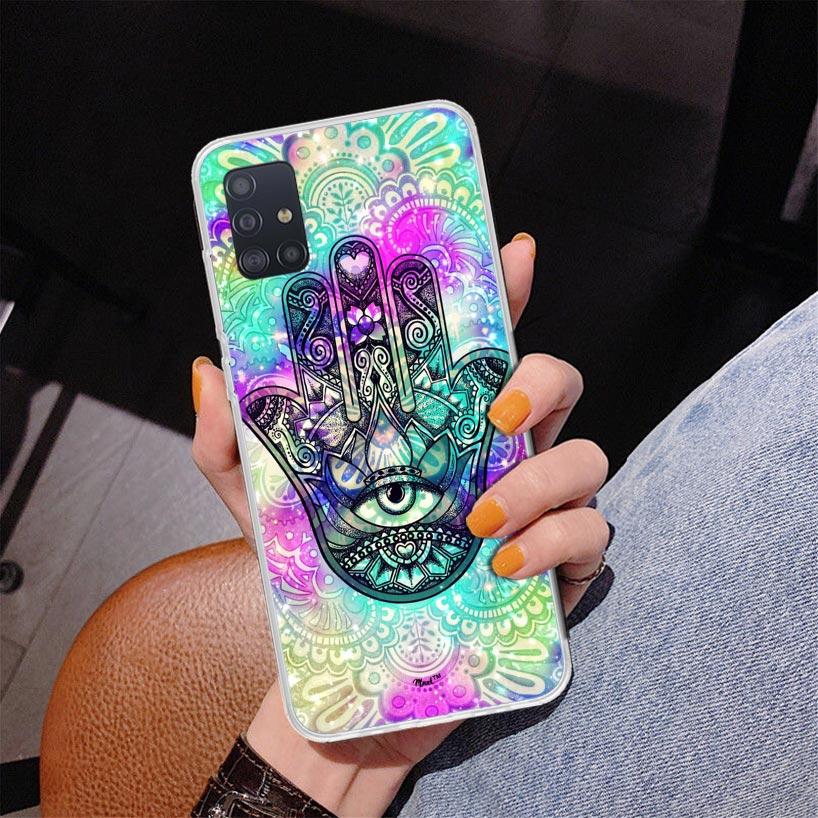 Цветной чехол для телефона с мандалой и цветами для Samsung Galaxy A52 A32 A22 A12 A51 A31 A50S A30S A20S A10S Note 20 Ultra 10 Plus S1