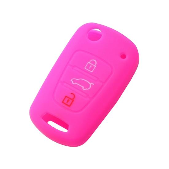 Силиконовый откидной чехол для ключа автомобиля, держатель для сумки с дистанционным протектором для Hyundai I30