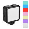 Andoer W49S Мини-лампа для фотосъемки Портативная светодиодная лампа для камеры 5600K с регулируемой яркостью и регулируемой яркостью