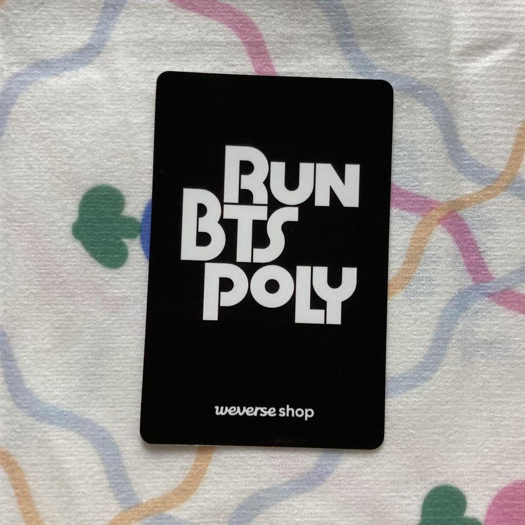 [USED] Jimin RUN BTS POLY Highlight Package Trading Card