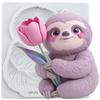 Sloth Silicone Mold Sloth Animal Fondant Molds Cake Decorating Tools Cupcake Topper Candy Sugar Craft Gum Paste Polymer Clay