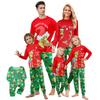 Christmas Print Cute Family Set Pajamas, Home Clothes, Family Set Long Sleeve Top Pants Set