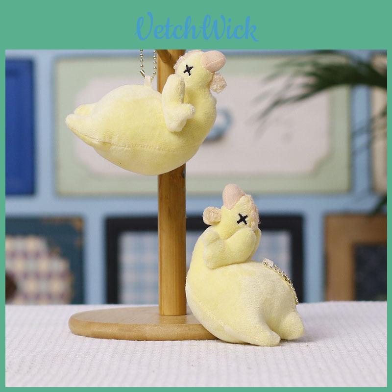 Cartoon Chicken Plush Pendant Cute Gift For Animal Lovers