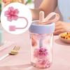 10mm/0.4in Flower Shape Straw Cover Compatible with Stanley 30&40 Oz Tumbler Soft Silicone Flower Straw Cover Straw Lid
