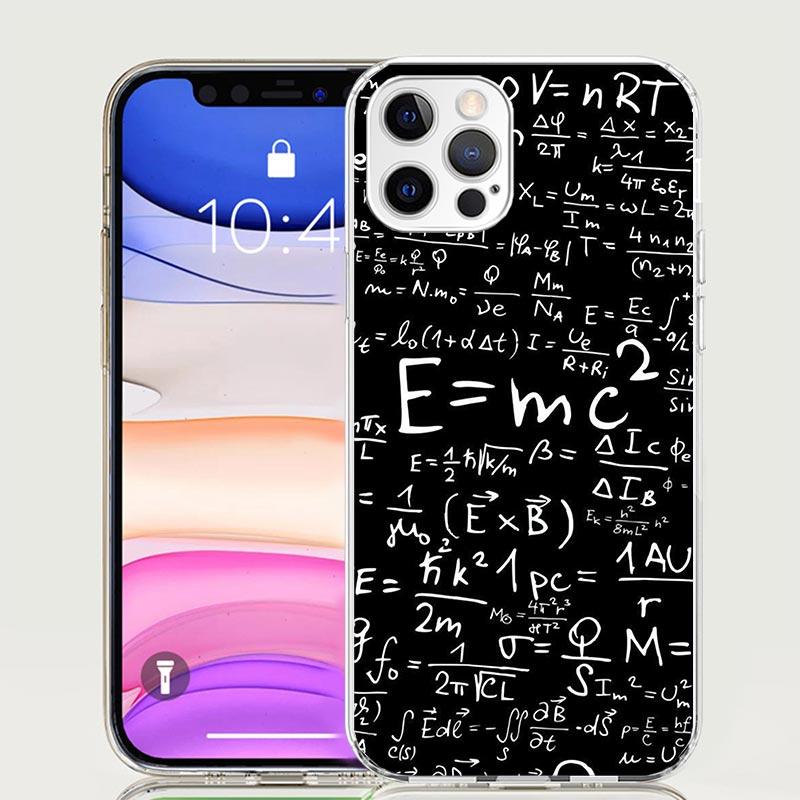 Чехол для телефона Физика Химия Математика Для iPhone 17 Air 16 15 Plus 11 14 Pro Max 13 Mini 12 7 8 + SE Узорное Искусство Индивидуальный Co