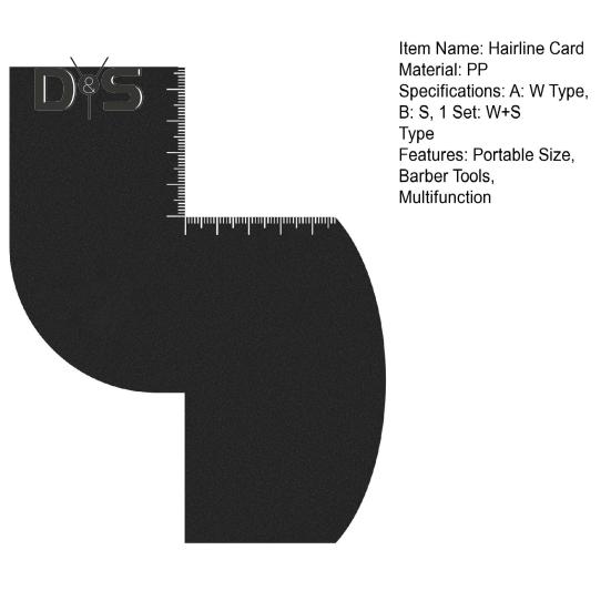 1 шт./1 набор парикмахерских карт для улучшения цвета линии роста волос с индикатором измерения, инструмент для придания формы бороде, руководство по мужской линии роста волос, подравнивание бороды, окантовка