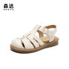 Senda Roman Sandals Women's 2025 Summer New Flat Shoes