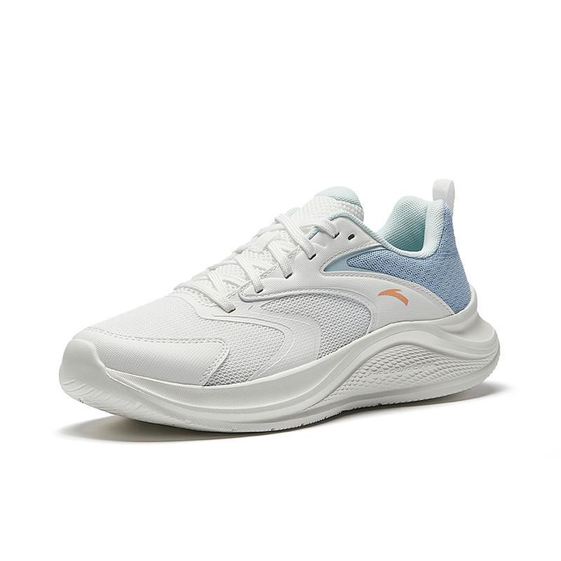 Anta Серия для бега Nebula SE Удобная амортизирующая прочная низкая повседневная беговая обувь женские кроссовки Белый Синий 922535502-2