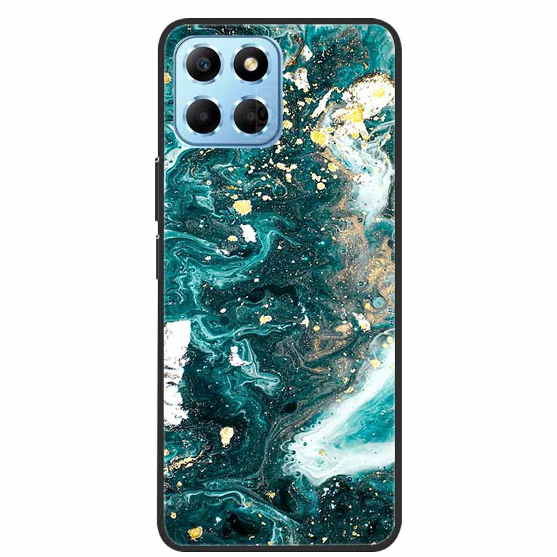Чехол для Honor X8 5G X6 Животные Мягкий силиконовый задний чехол из ТПУ для Huawei Honor X8 5G Funda Honor X6 HonorX6 Кот Волк Coque